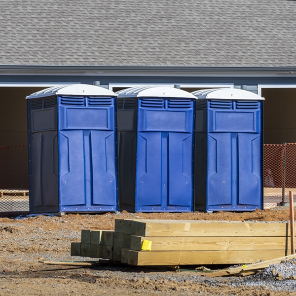 what is the cost difference between standard and deluxe portable restroom rentals in New Leipzig ND